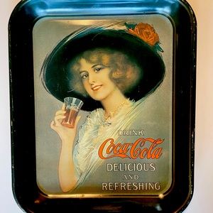 Vintage Coca-Cola metal tray